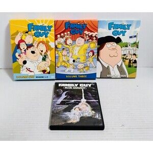 20TH CENTURY FOX FAMILY GUY VOL 1 2 & 8 + BLUE HARVEST SPECIAL DVD LOT